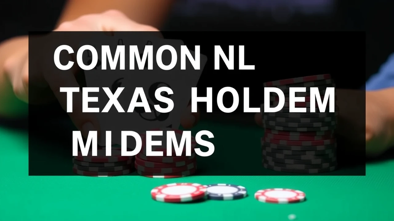 Common Nl Texas Holdem Mistakes - How Steer Clear Of The Worst Mistakes