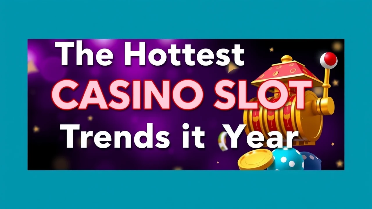The Hottest Casino Slot Trends of the Year